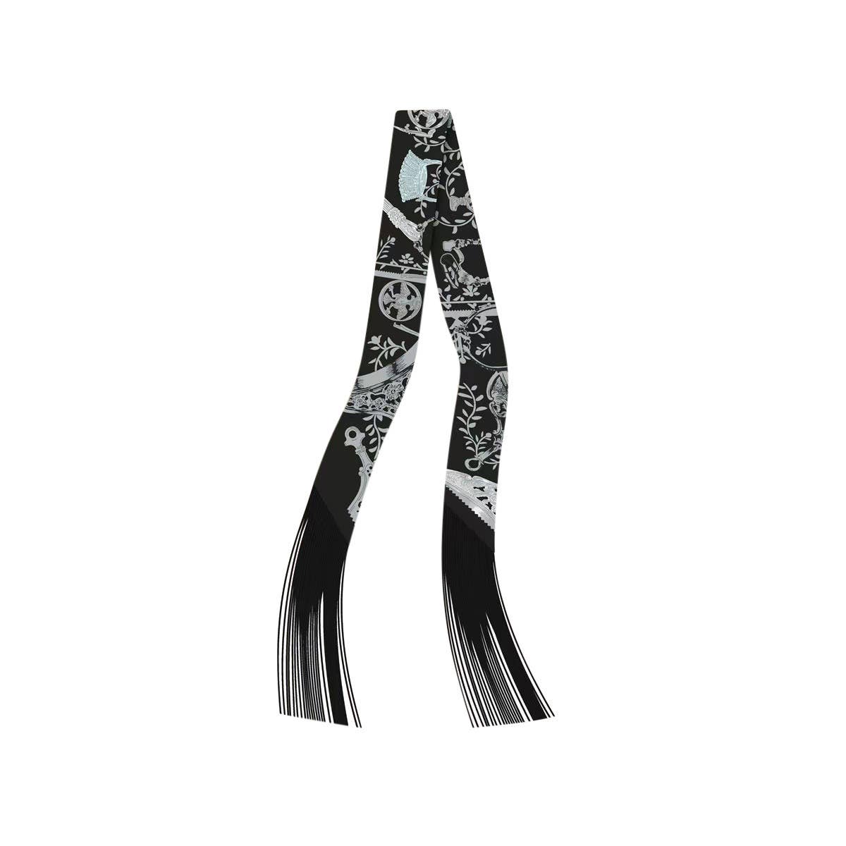 Frilly Scarf with Fringe -