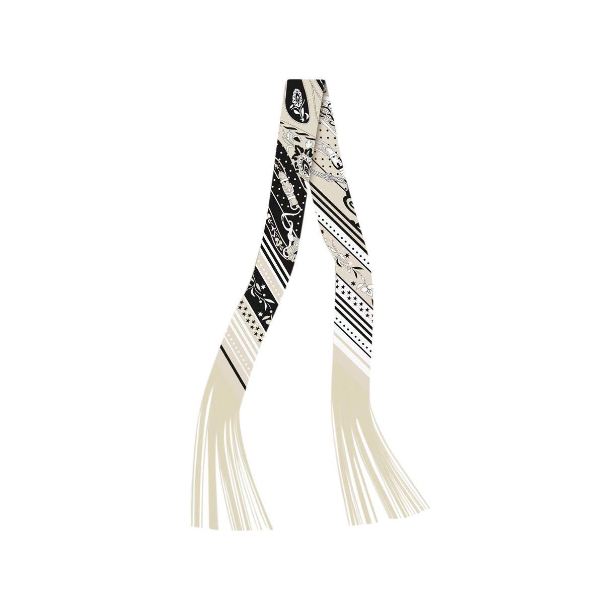 Frilly Scarf with Fringe -
