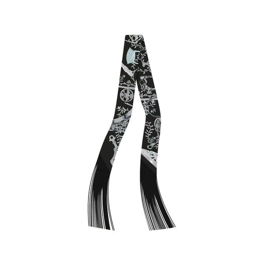 Frilly Scarf with Fringe -