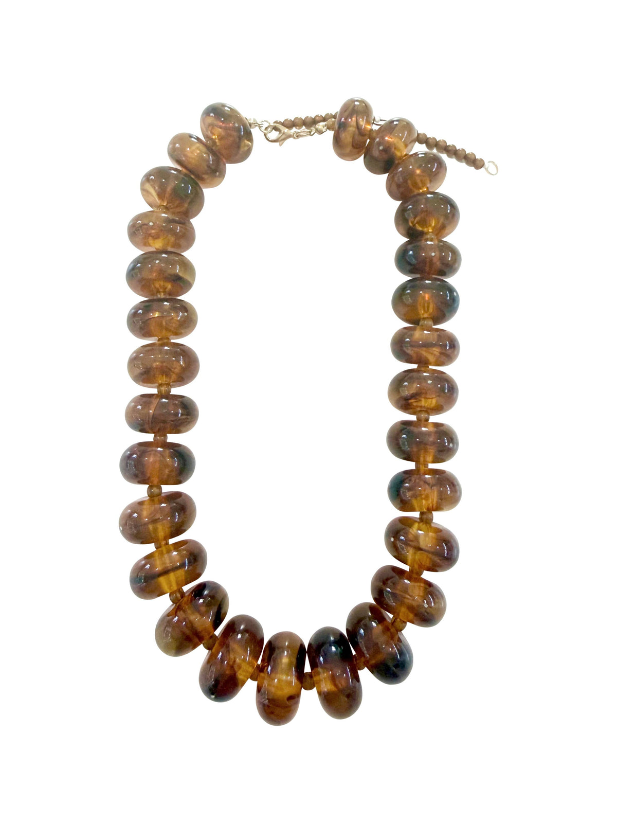 Tortoise Chunky Beaded Necklace