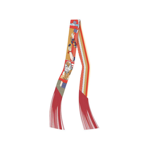 Frilly Scarf with Fringe