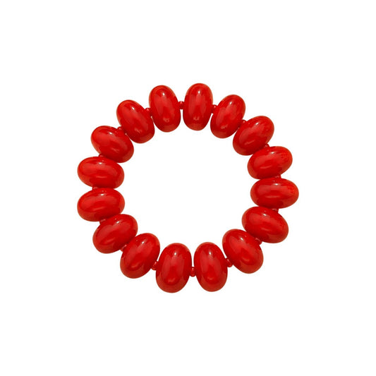 Bora Chunky Stretch Bracelet - Red